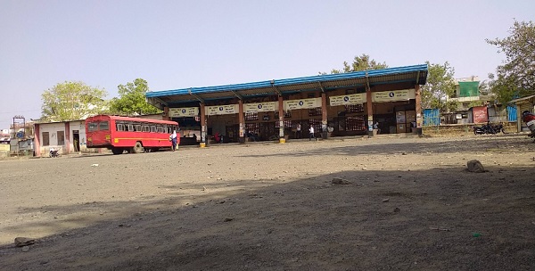 msrtc risod st bus stand